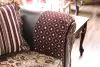 Furniture of America SM6415-SF Quirino - Sofa - Burgundy / Dark Brown