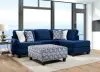 Furniture of America SM5175-CH Waldport - Swivel Chair - Navy