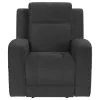 Coaster Fine Furniture 610286 Brentwood - Upholstered Recliner Chair - Dark Charcoal