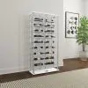 Coaster Fine Furniture 182037 Montara - Tempered Glass Wine Storage LED Curio Cabinet - Chrome