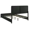 Coaster Fine Furniture 223661Q Cavelle - Upholstered Queen Bed - Black