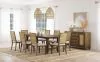 Coaster Fine Furniture 108311-S9 Matisse - 9 Piece Rectangular Dining Table Set - Dark Brown