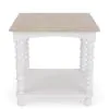 Riverside Furniture 30707 Rosalie - Rectangular Spindle End Table - White