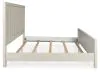 Benchcraft® B683B6 Shaybrock - King Panel Bed - Antique White