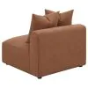 CoasterElevations 551591 Jennifer - Upholstered Armless Chair - Terracotta