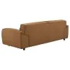 Coaster Fine Furniture 509501 Buxton - Top Grain Leather Upholstered Sofa - Orange