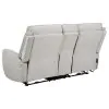 Coaster Fine Furniture 610522P Sylmar - Chenille Upholstered Power Reclining Loveseat - Dove Gray