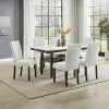 New Classic 40-D422-D6C New Classic 40-D422-D6C Carissa - Rectangle Dining Table With 6 Chairs - White