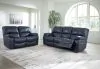 Ashley Furniture U43809/87/74 Ashley Furniture U43809/87/74 Leesworth - 2 Pc. - Power Reclining Sofa, Power Reclining Loveseat - Ocean