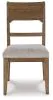 Ashley Furniture D974-01 Cabalynn - Dining Uph Side Chair (Set of 2) - Oatmeal / Light Brown