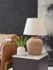 Ashley Furniture L207464 Scantor - Metal Table Lamp - Rust