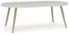 Ashley Furniture P798-625 Seton Creek - Oval Dining Table With Umb Opt - White