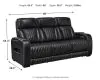 Ashley Furniture U2710615 Ashley Furniture U2710615 Boyington - Power Reclining Sofa With Adj Headrest - Black