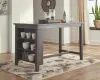 Ashley Furniture D388/13/024(2)/124(2) Ashley Furniture D388/13/024(2)/124(2) Caitbrook - 5 Pc. - Counter Table, 2 Stools, 2 Barstools - Gray
