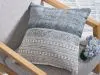 Ashley Furniture A1001127 Harperville - Pillow (Set of 4) - Blue / White