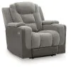 Ashley Furniture PC8350513 Ashley Furniture PC8350513 Mixed Motion - Power Recliner With Adjustable Headrest - Shadow
