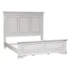 Liberty Furniture 520-BR-CPB Abbey Park - California King Panel Bed - Antique White