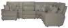 Jackson Furniture Industries 626/14/17/18/19/15/12-46 Jackson Furniture Industries 626/14/17/18/19/15/12-46 McPherson - 6 Piece Power Reclining Sectional With Lay-Back LSF Chaise And 2 Lay-Flat Reclining Seats - Beige