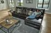 Jackson Furniture Industries 643/66/64/63-09 Jackson Furniture Industries 643/66/64/63-09 Como - 3 Piece Italian Leather Match Power Reclining Sofa / Chaise With 1 Lay Flat Reclining Seat And RSF Chaise - Chocolate