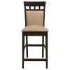 CoasterEveryday 100219 Gabriel - Closed Back Counter Chair (Set of 2) - Cappuccino