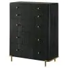 Coaster Fine Furniture 224335 Arini - 5-Drawer Bedroom Chest - Black