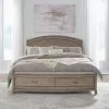 Liberty Furniture 805-BR-KPBS Avalon - King Panel Storage Bed - Burnished Beige