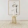 Coaster Fine Furniture 710607 Touhy - Round Solid Wood End Side Table - Natural Mango