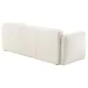 Coaster Fine Furniture 509811 Dorset - Fabric Upholstered Round Track Arm Sofa - White