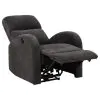Coaster Fine Furniture 603293P Grant - Fabric Upholstered Power Recliner Chair - Charcoal Gray