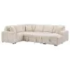Coaster Fine Furniture 501205B3 Devonshire - Right Chaise With Storage & 1 Piece Pillow, Box 3 of 3 - Camel