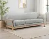 Coaster Fine Furniture 511071 Vaughn - Fabric Upholstered Flared Arm Sofa - Gray