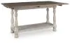 Ashley Furniture T814-4 Havalance - Flip Top Sofa Table - Gray / White
