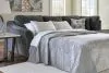 Ashley Furniture 35504S4 Biddeford - 2-Piece Sleeper Sectional With Raf Corner Chaise - Ebony