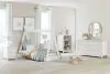 Ashley Furniture EB1810/230/231/121 Ashley Furniture EB1810/230/231/121 Hallityn - 3 Pc. - Bookcase, Dresser, Twin Tent Complete Bed - White