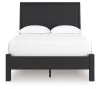 Ashley Furniture B1013B25 Danziar - Full Panel Bed With Low Footboard - Black