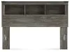 Ashley Furniture B4480-65 Ashley Furniture B4480-65 Frandern - Queen Bookcase Headboard - Gray
