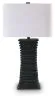 Ashley Furniture L236094 Golzar - Poly Table Lamp - Black