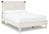 Ashley Furniture EB4121B1 Ashley Furniture EB4121B1 Shawburn - Queen Panel Platform Bed - Whitewash