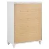 CoasterEveryday 205895 Barzini - 5-Drawer Bedroom Chest - White