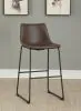 CoasterEveryday 102536 Michelle - Upholstered Bar Chair (Set of 2) - Brown