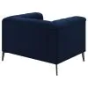 CoasterEssence 509213 Chalet - Upholstered Tuxedo Arm Tufted Chair - Blue