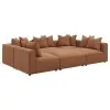 CoasterElevations 551591-SET Jennifer - 6 Piece Upholstered Modular Sectional - Terracotta