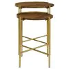 Coaster Fine Furniture 936168 Malka - 2 Piece Round Wood Nesting Table - Dark Brown And Gold