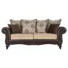 Coaster Fine Furniture 508571 Elmbrook - Upholstered Rolled Arm Sofa - Brown