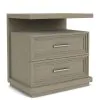 Riverside Furniture 73499 Cascade - 2 Drawer Nightstand - Gray
