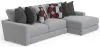 Jackson Furniture Industries 4045/63/76-28 Arlo - 2 Piece Oversized Sofa Chaise (RSF Chaise) - Oyster