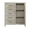 Intercon CR-BR-9705D-WSL-C Carlson - Gentleman's Chest - Washed Linen