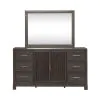 Liberty Furniture 313-BR-DM Modern Edge - Dresser & Mirror - Caffe