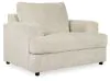 Ashley Furniture 9510423 Soletren - Chair and a Half - Stone