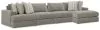 Ashley Furniture 58103S14 Ashley Furniture 58103S14 Avaliyah - 4-Piece Sectional With Raf Corner Chaise - Ash